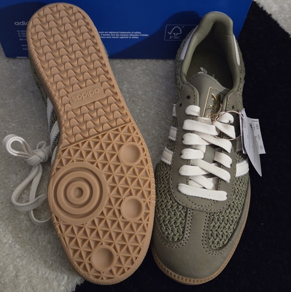 ADIDAS SAMBA OG 'CROCHET PACK' SNEAKER - Picture 4 of 7